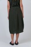 LINEN LICORICE SKIRT