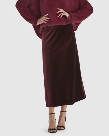 MUSTANG SALLY VELVET SKIRT