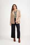 VASSALLI SHAPED PINWALE CORD BLAZER