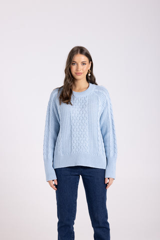 COTTON CABLE KNIT