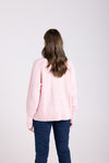 COTTON CABLE KNIT PINK