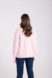 COTTON CABLE KNIT PINK