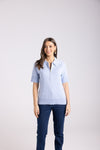 ZIP POLO KNIT