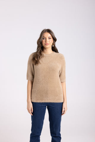 FLUFFY S/S CREW  OAT