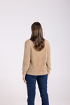 FLUFFY 7/8 SLV CARDIGAN OAT