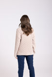 CHENIELLE LATTE CABLE KNIT