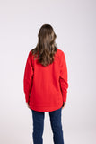SCOOP HEM SWEAT WITH SEQUINS