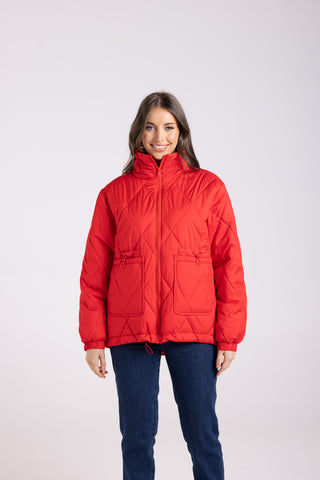 PUFFER JACKET RED