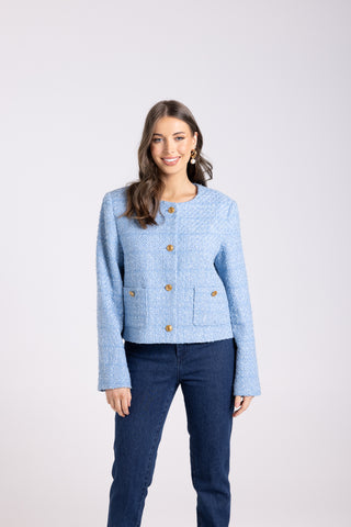 CROP BOUCLE JACKET