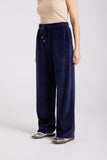 VELOUR PANT NAVY