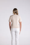 BOUCLE KNITTED TOP NATURAL