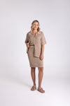 TAPE YARN KNIT SHIRT