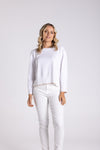 BOXY KNIT WITH TIPPING