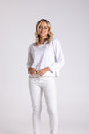 BOXY KNIT WITH TIPPING