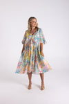 STELLA PRINT MIDI DRESS