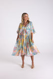 STELLA PRINT MIDI DRESS