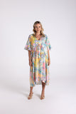 STELLA PRINT MIDI DRESS