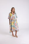 STELLA PRINT MIDI DRESS