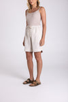 LINEN SHORT NATURAL