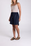 LINEN SHORT NAVY