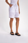 LINEN SHORT WHITE