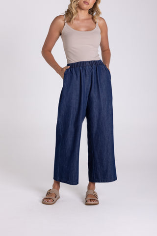 DENIM 3/4 CULOTTE