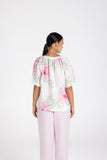 LINEN TROPICAL TOP