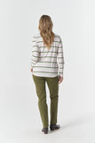ORIGINAL MULTI STRIPE L/S TEE PINK