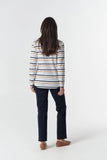 ORIGINAL MULTI STRIPE L/S TEE BLUE