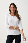 RIB TEE 3/4 SLEEVE