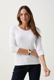RIB TEE 3/4 SLEEVE