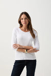RIB TEE 3/4 SLEEVE