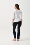 RIB TEE 3/4 SLEEVE