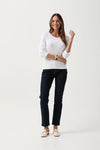 RIB TEE 3/4 SLEEVE
