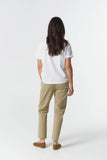 EVERY DAY COTTON ROLLED CUFF T WHITE White