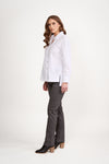 COTTON SHIRT WITH SIDE SPLITS