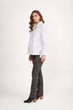 COTTON SHIRT WITH SIDE SPLITS