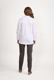 COTTON SHIRT WITH SIDE SPLITS