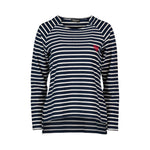 COTTON HEART EMBOSSED TOP