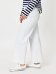 MADDY PULL ON WIDE LEG JEAN WHITE