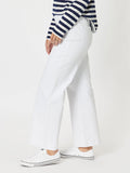 MADDY PULL ON WIDE LEG JEAN WHITE
