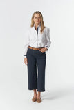 SKY FRILL SHIRT WHITE