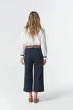 SKY FRILL SHIRT WHITE