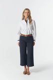 SKY FRILL SHIRT WHITE