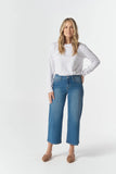 5 POCKET CROP WIDE LEG JEAN