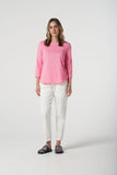 STRETCH WOVEN JOGGER CROPPED WHITE