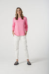 STRETCH WOVEN JOGGER CROPPED WHITE