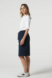 RIB WAISTBAND COTTON SKIRT