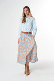 BARN DANCE LINEN COTTON SKIRT