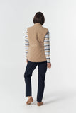 THE HERITAGE QUILTED VEST ICED COFFEE